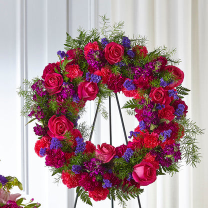 Calming Colors Wreath –  Karnation Korner Florist, Dunedin FL