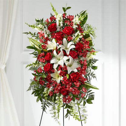 Everlasting Memory Standing Spray –  Karnation Korner Florist, Dunedin FL