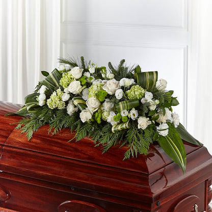Hopeful Gesture Casket Spray –  Karnation Korner Florist, Dunedin FL