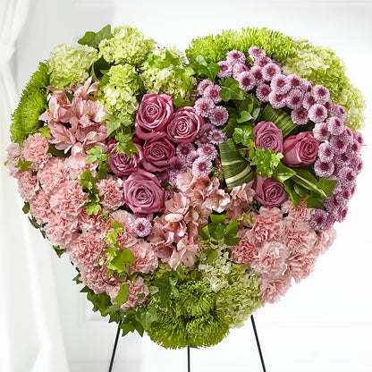 Heartwarming Standing Heart –  Karnation Korner Florist, Dunedin FL