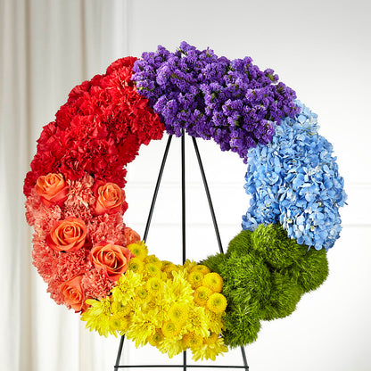 Circle of Love Wreath –  Karnation Korner Florist, Dunedin FL