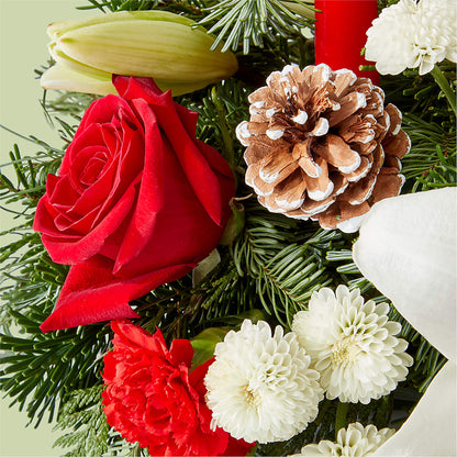 Seasonal Festivities Centerpiece –  Karnation Korner Florist, Dunedin FL