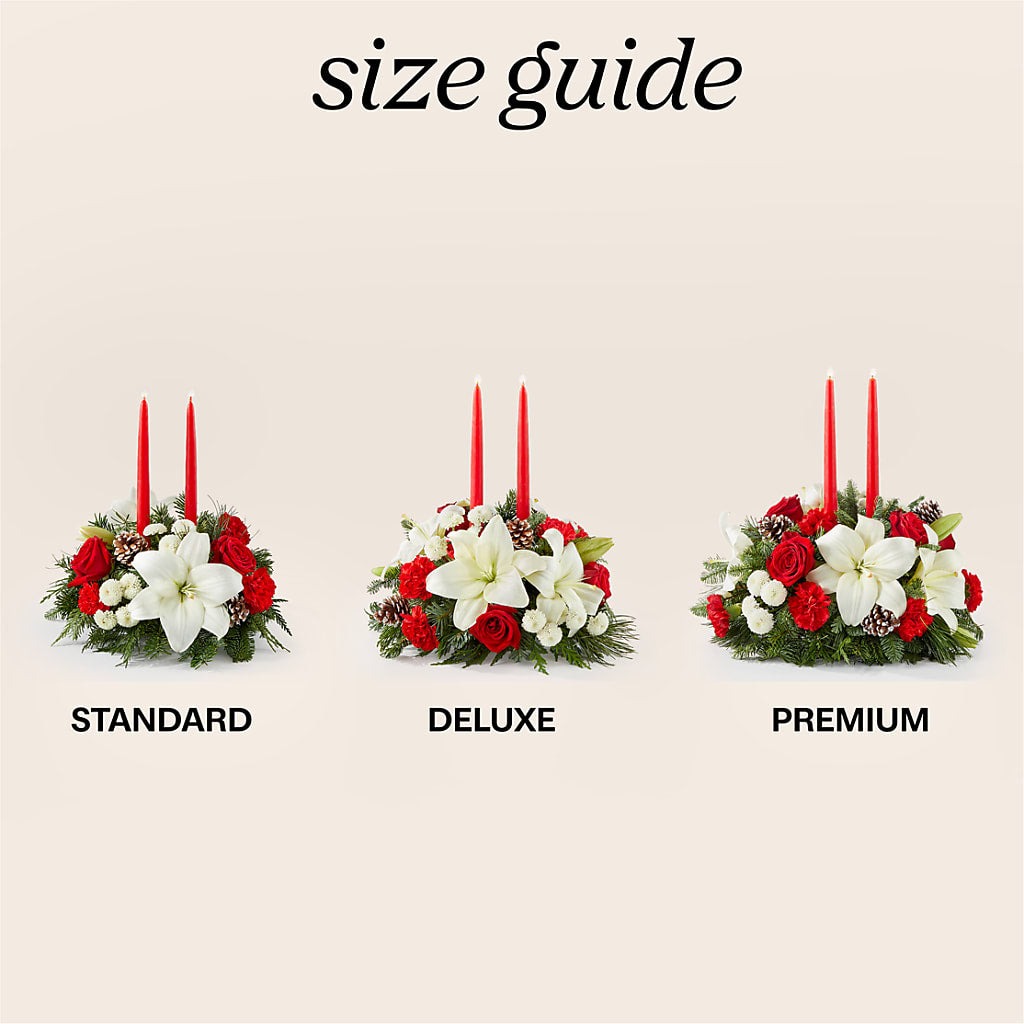 Seasonal Festivities Centerpiece –  Karnation Korner Florist, Dunedin FL
