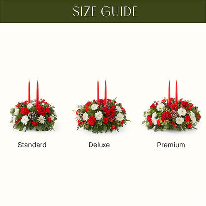 Holiday Soiree Centerpiece –  Karnation Korner Florist, Dunedin FL
