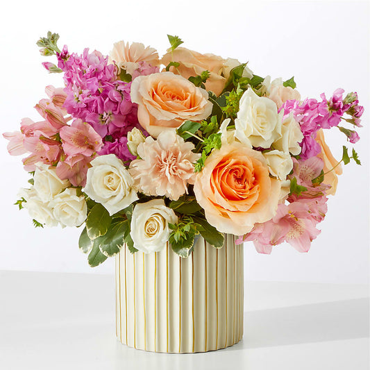 Paradise Bouquet with Ivory Vase –  Karnation Korner Florist, Dunedin FL
