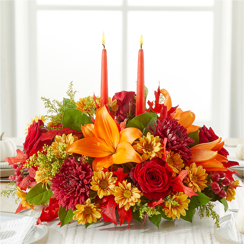 Autumn's Embrace Centerpiece –  Karnation Korner Florist, Dunedin FL