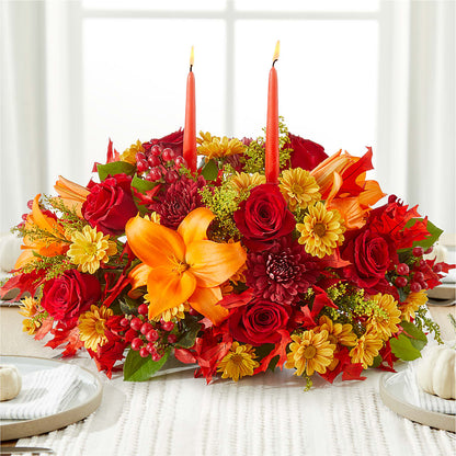 Autumn's Embrace Centerpiece –  Karnation Korner Florist, Dunedin FL