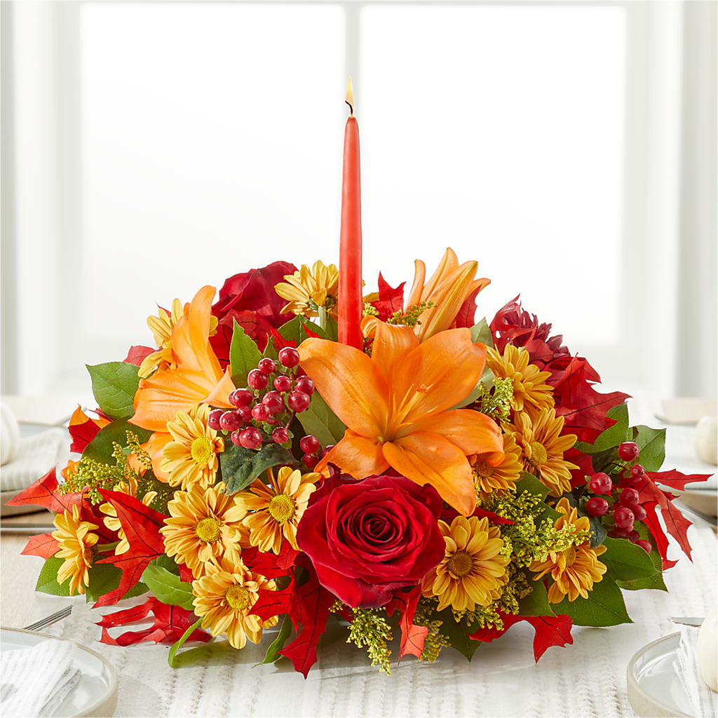 Autumn's Embrace Centerpiece –  Karnation Korner Florist, Dunedin FL