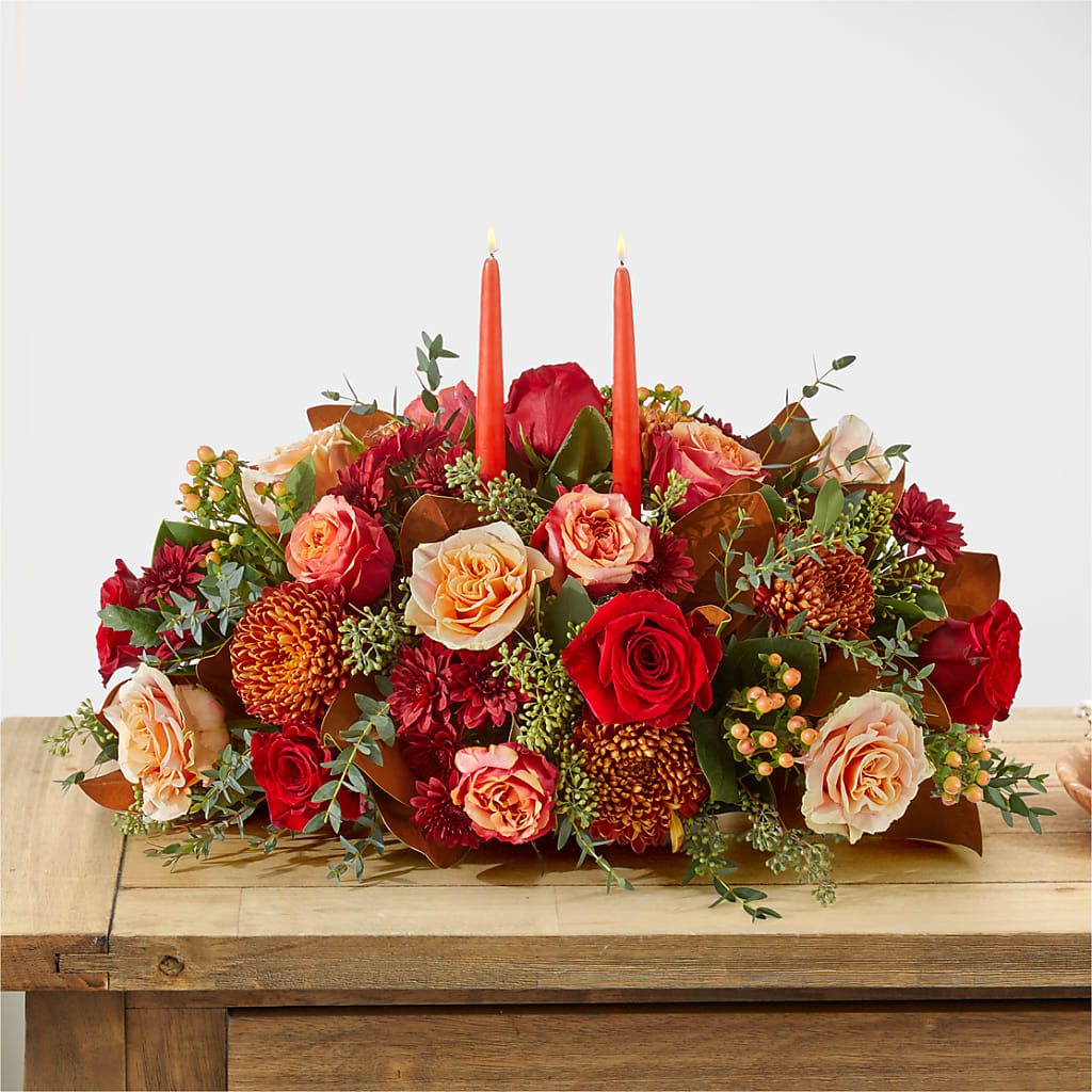 Gather Near Centerpiece –  Karnation Korner Florist, Dunedin FL