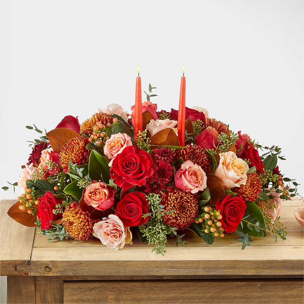 Gather Near Centerpiece –  Karnation Korner Florist, Dunedin FL