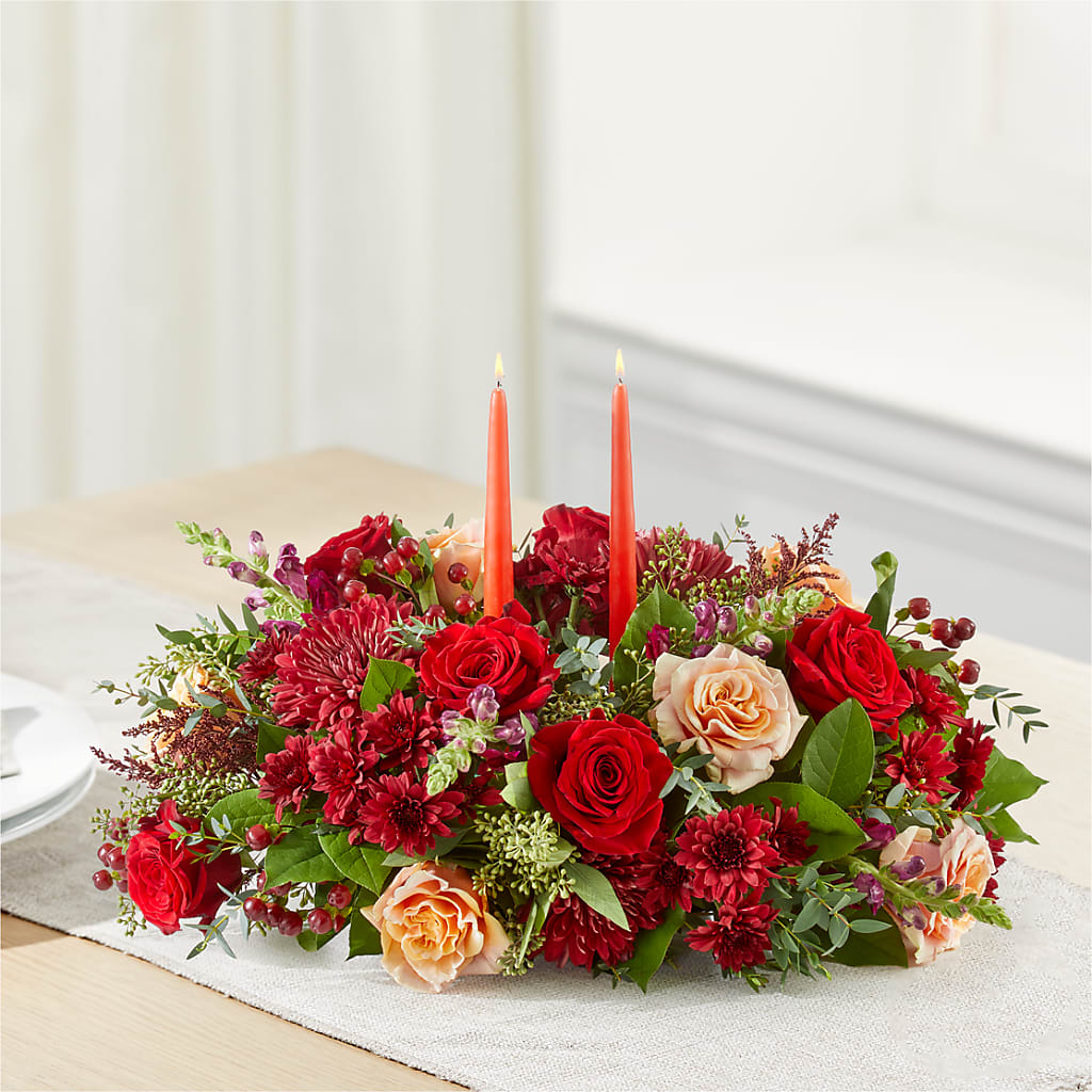 Most Thankful Centerpiece –  Karnation Korner Florist, Dunedin FL