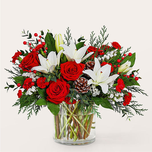 Best in Snow Bouquet –  Karnation Korner Florist, Dunedin FL