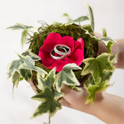 Lila Rose Ring Nest –  Karnation Korner Florist, Dunedin FL