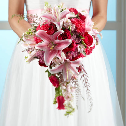 Lily & Rose Bouquet –  Karnation Korner Florist, Dunedin FL