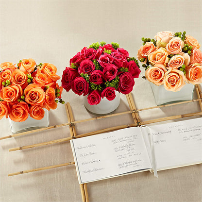 Dawn Rose Centerpiece –  Karnation Korner Florist, Dunedin FL